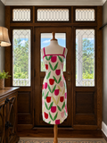 Vintage Maggy London Tulip Print Sundress