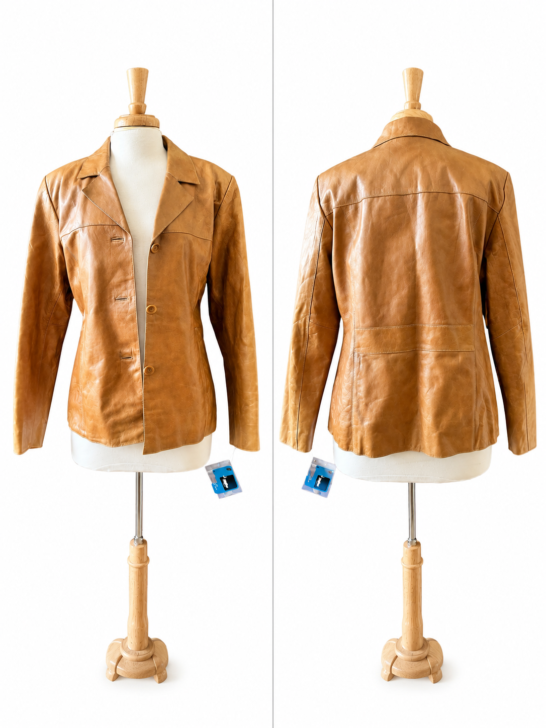 Y2K Mossimo 100% Genuine Leather Jacket NWT