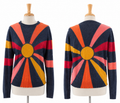 Marine Layer Women's Sunburst 100% Cotton Sweater Size Large