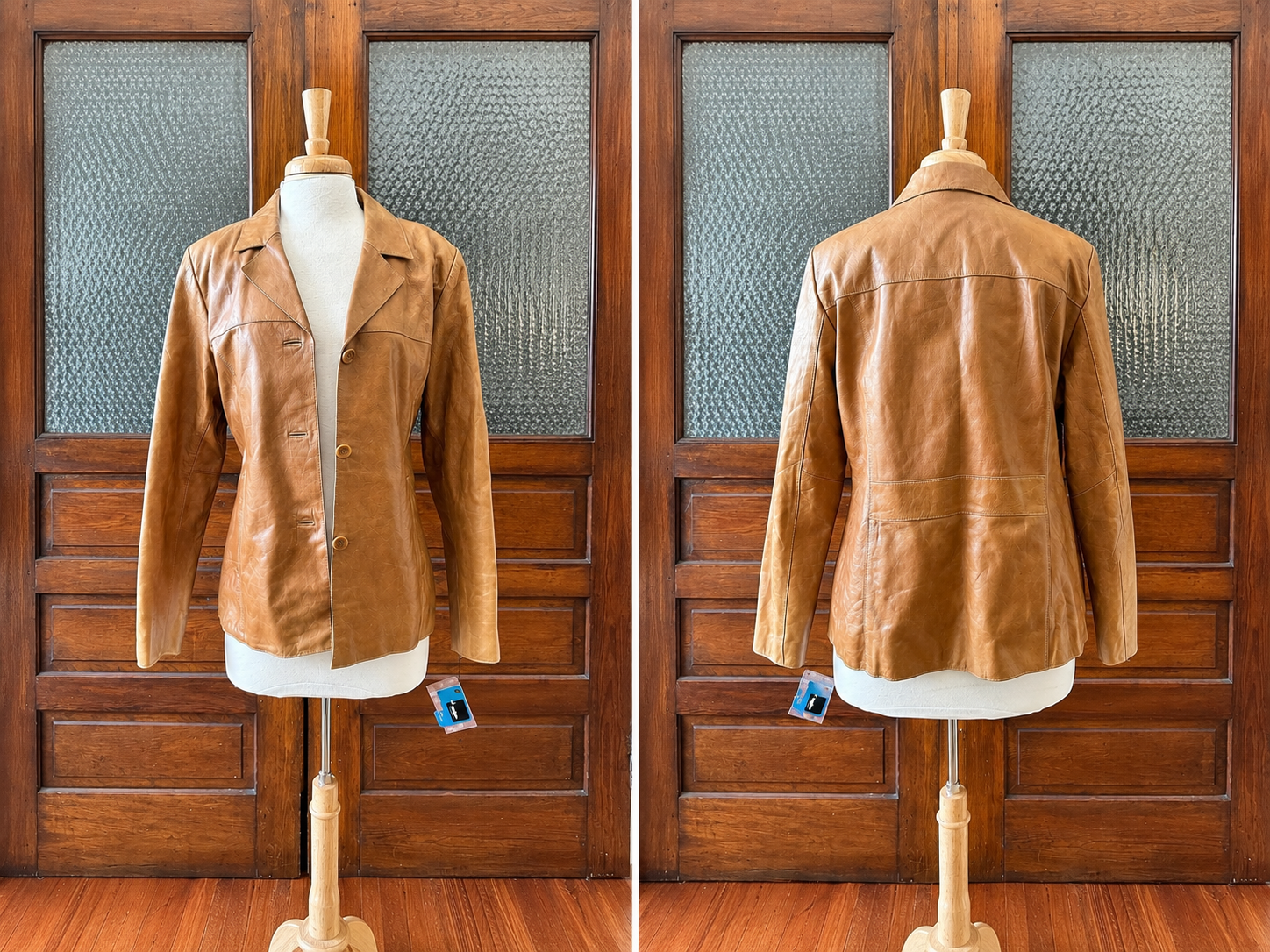 Y2K Mossimo 100% Genuine Leather Jacket NWT