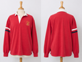 VIntage 80s Lands' End USA Rugby Football Union Shirt XXL Made in USA Cotton