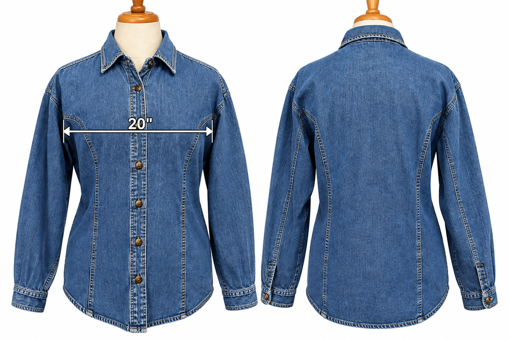 Vintage 90s LizWear Liz Claiborne Denim Shirt Women's Small
