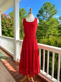 Talbots Eyelet Hme Maxi Dress