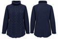 Vintage 955 Originals Navy Ramie Cotton Knit Turtleneck Sweater Medium