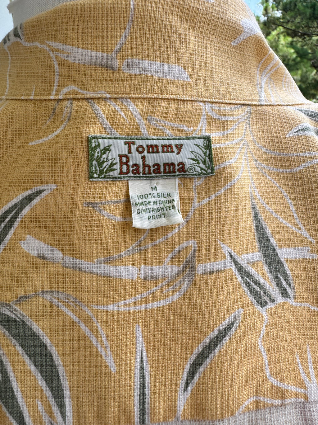 Vintage Silk Tommy Bahama Shirt