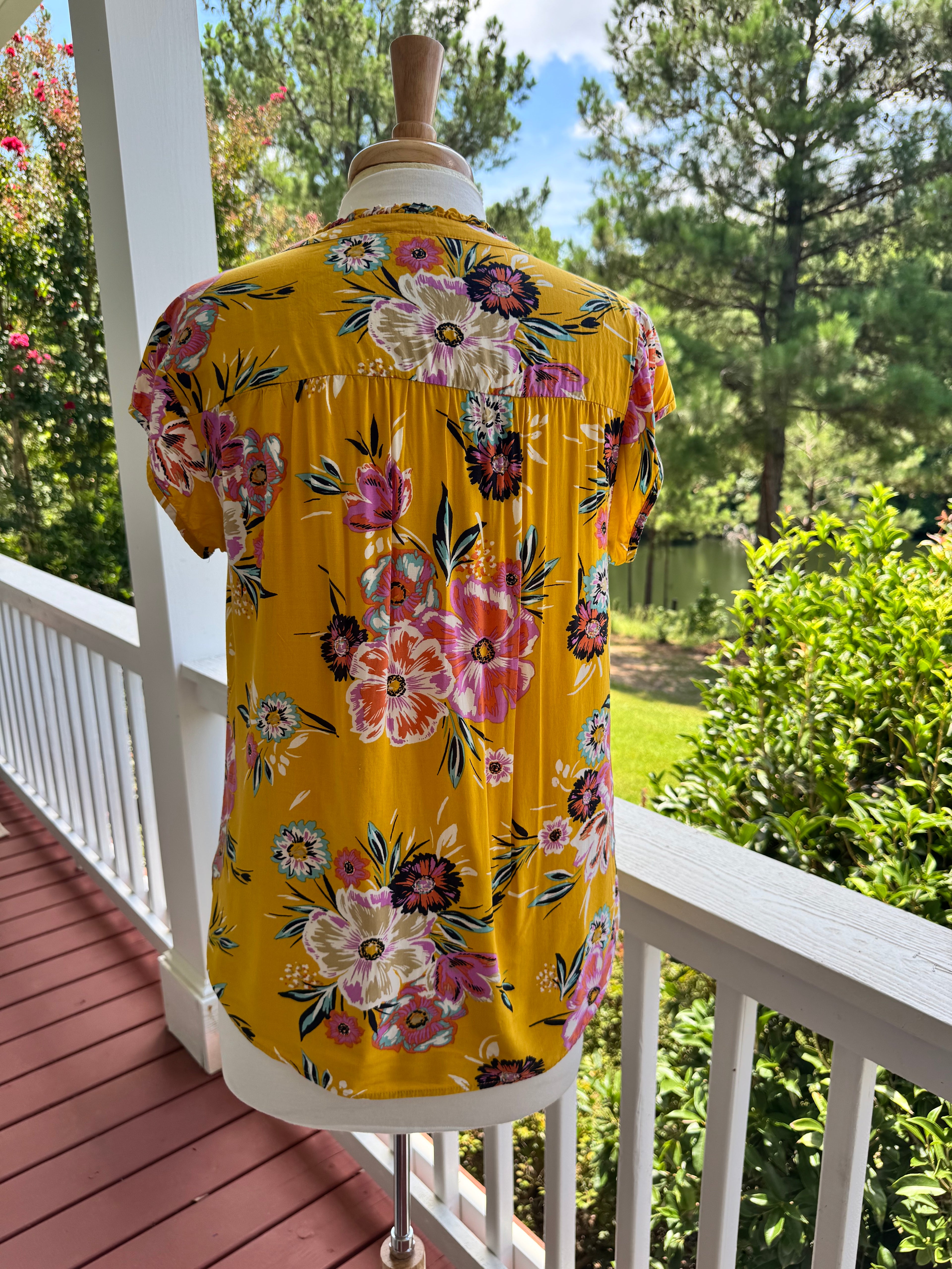 Floral Boho Top