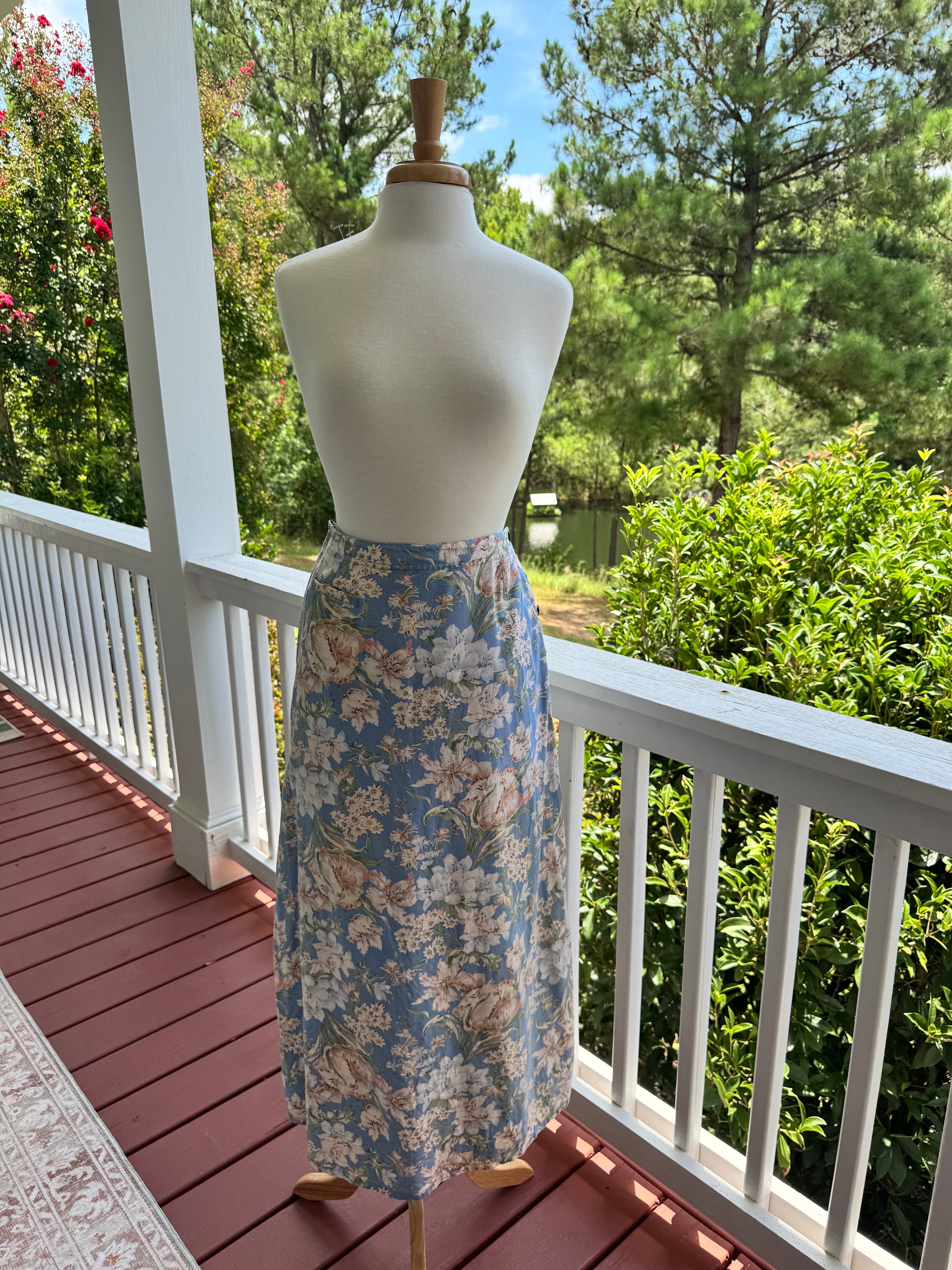 Vintage Liz Claiborne Liz Sport Maxi Skirt