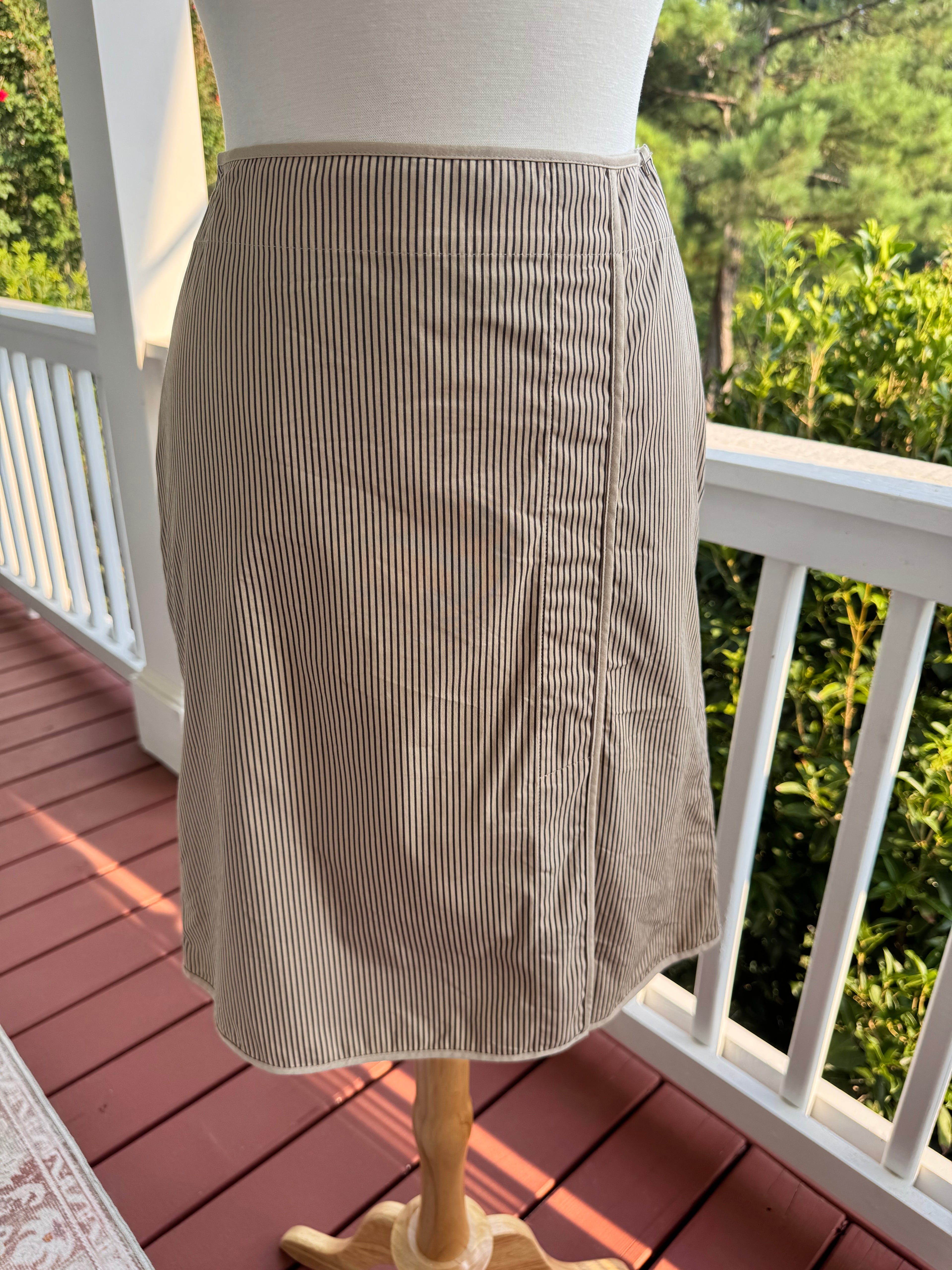 Banana Republic Striped Pencil Skirt