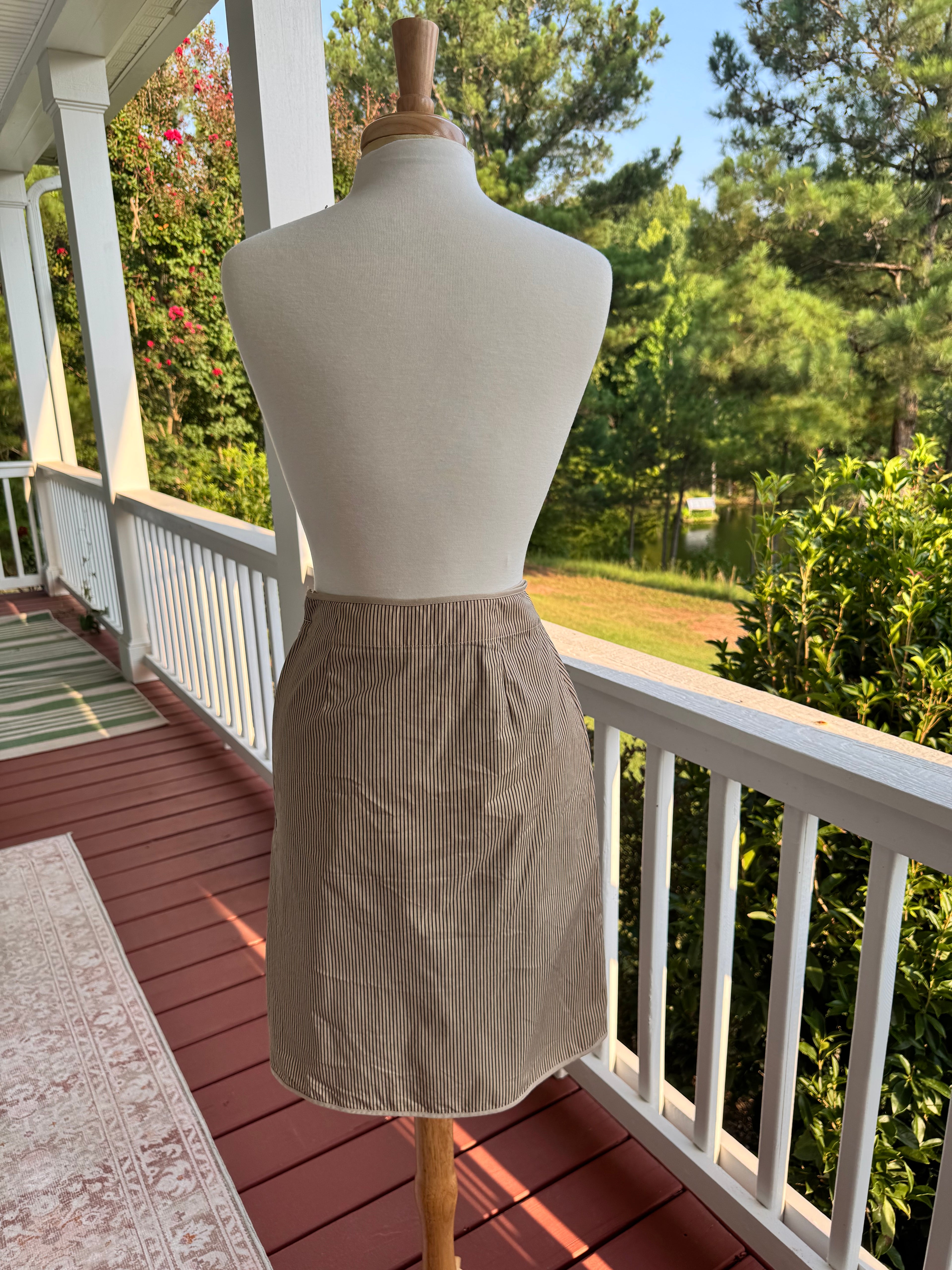 Banana Republic Striped Pencil Skirt