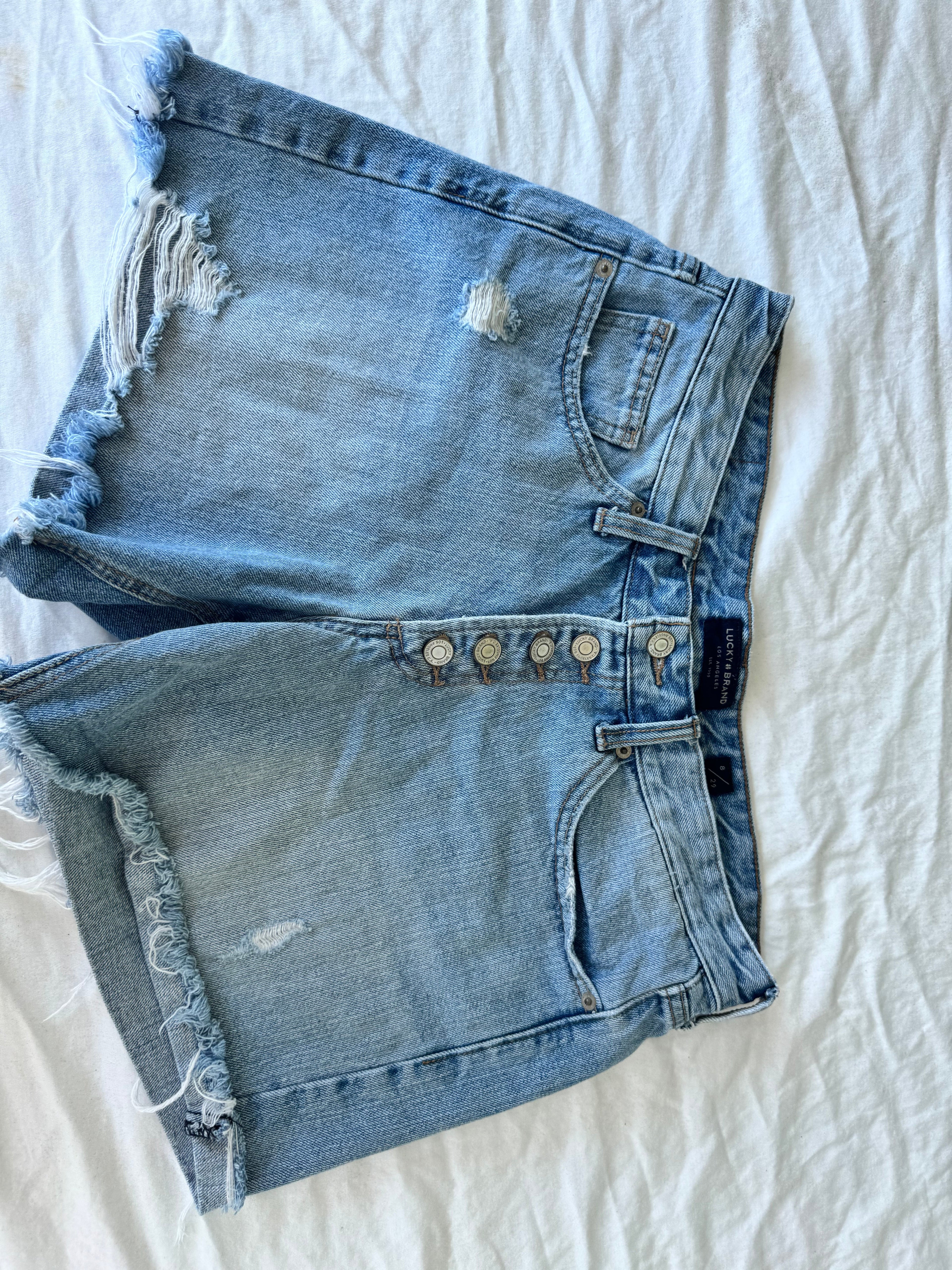 Lucky Brand Cut-Off Denim Shorts Size 8