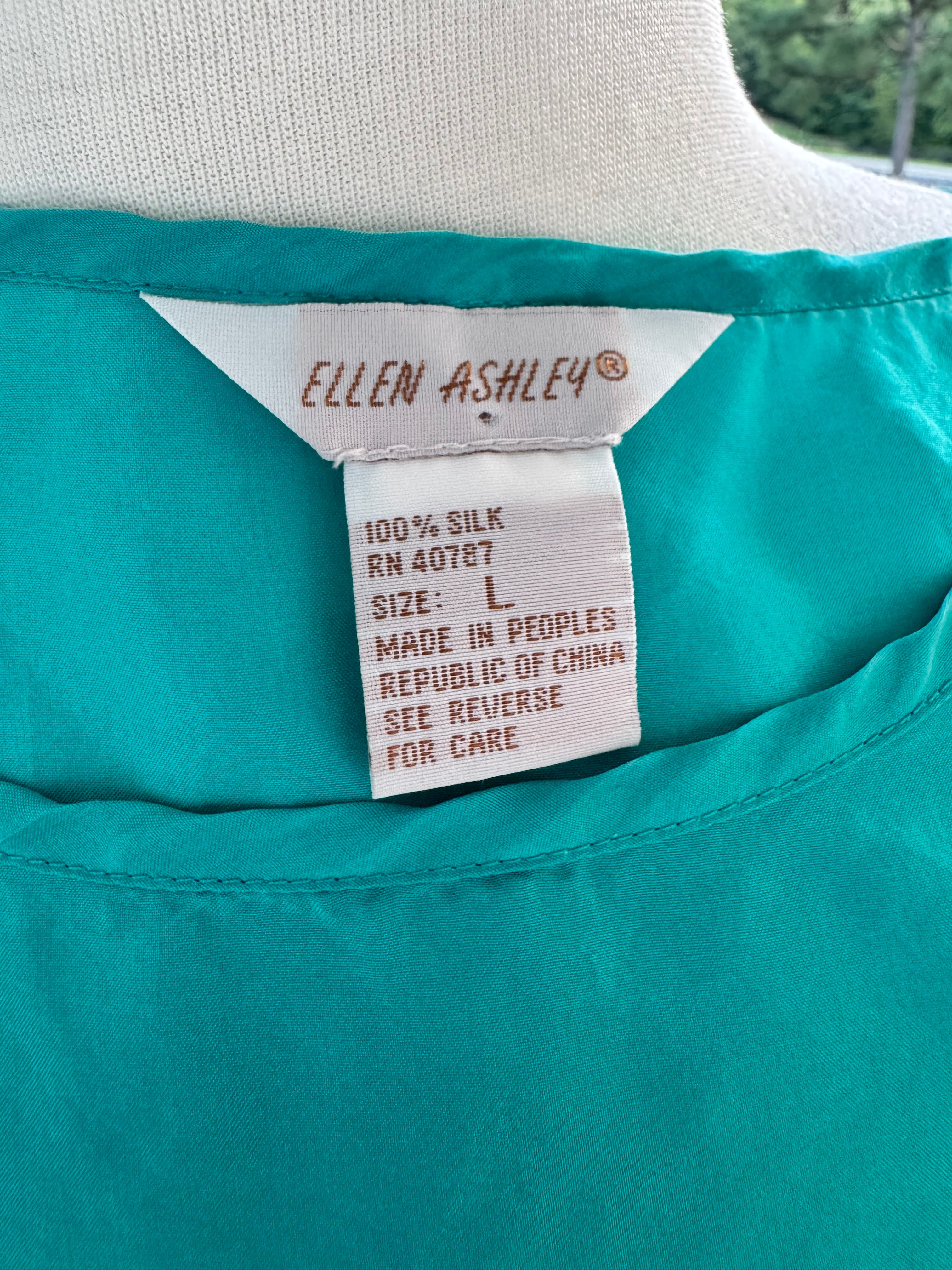 Ellen Ashely 100% Silk Shell Top