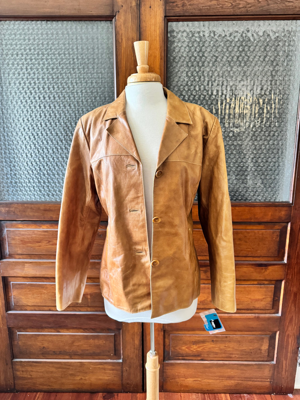 Y2K Mossimo 100% Genuine Leather Jacket NWT