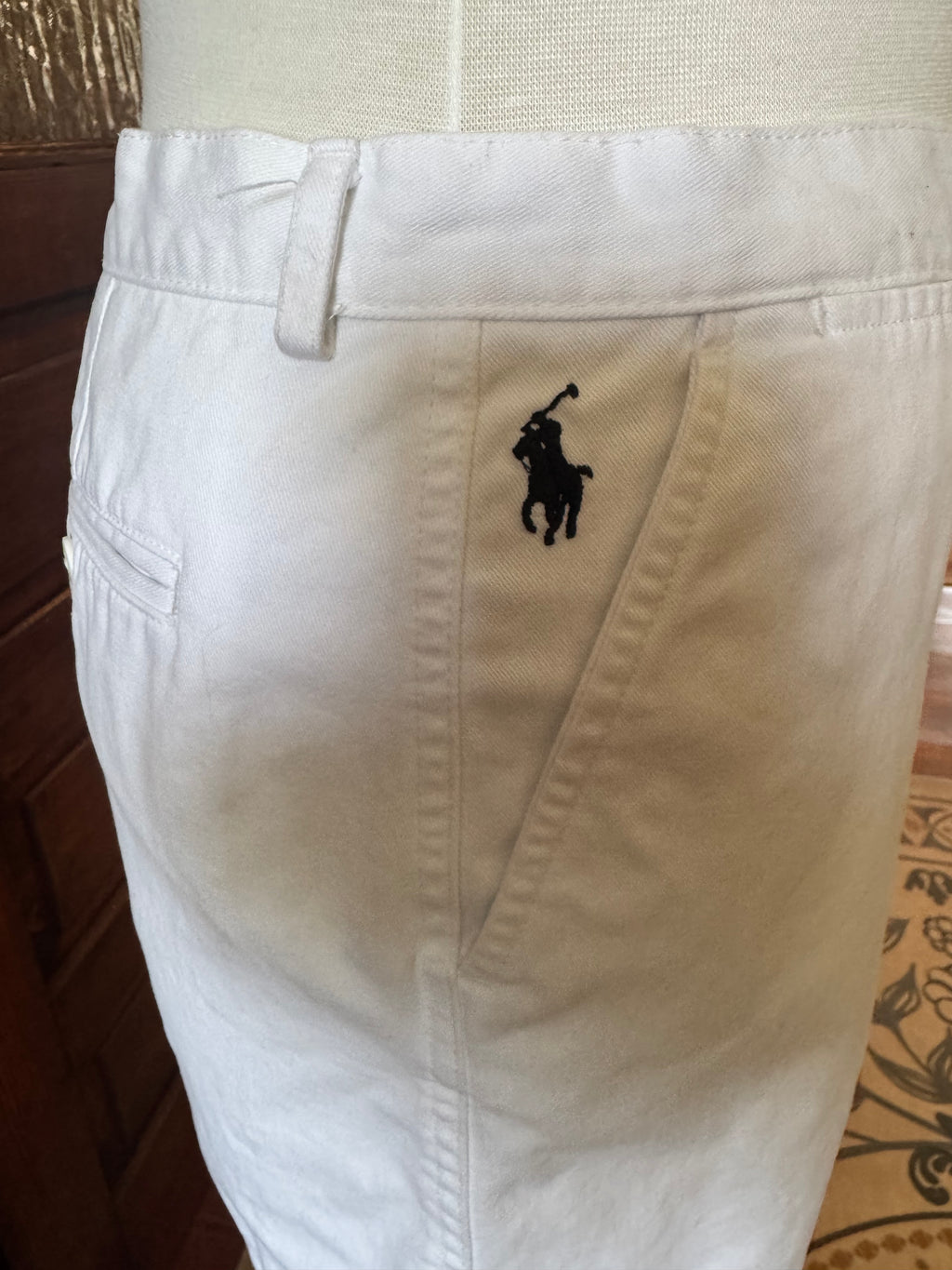 Ralph Lauren Sport White Cotton Mini Skirt Size 2 Classic Preppy