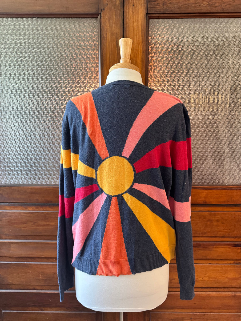 Marine Layer Women's Sunburst 100% Cotton Sweater Size Large