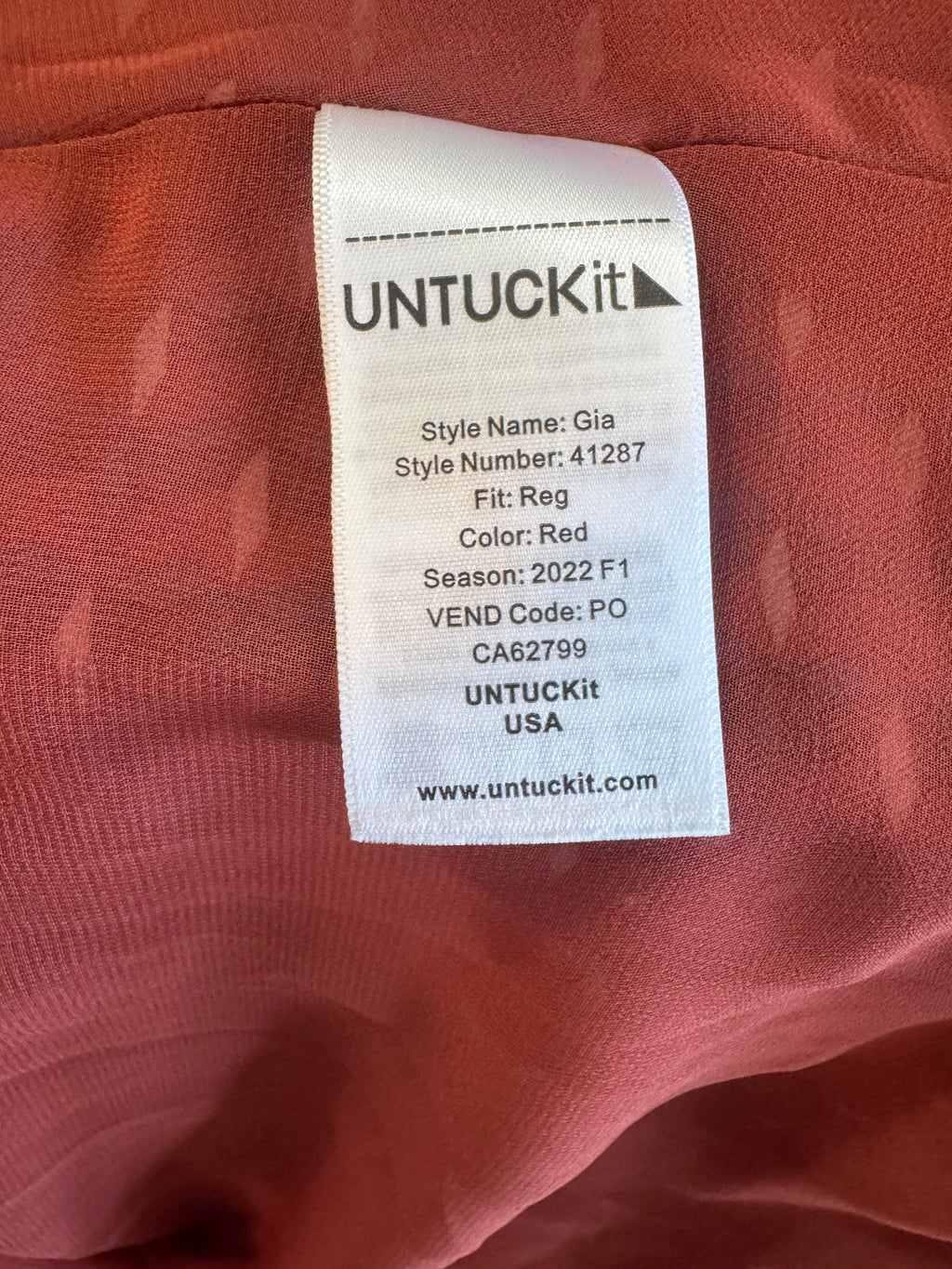 Untuckit Gia Dress Women's Geometric Pleated Midi Long Sleeve V Neck Fall