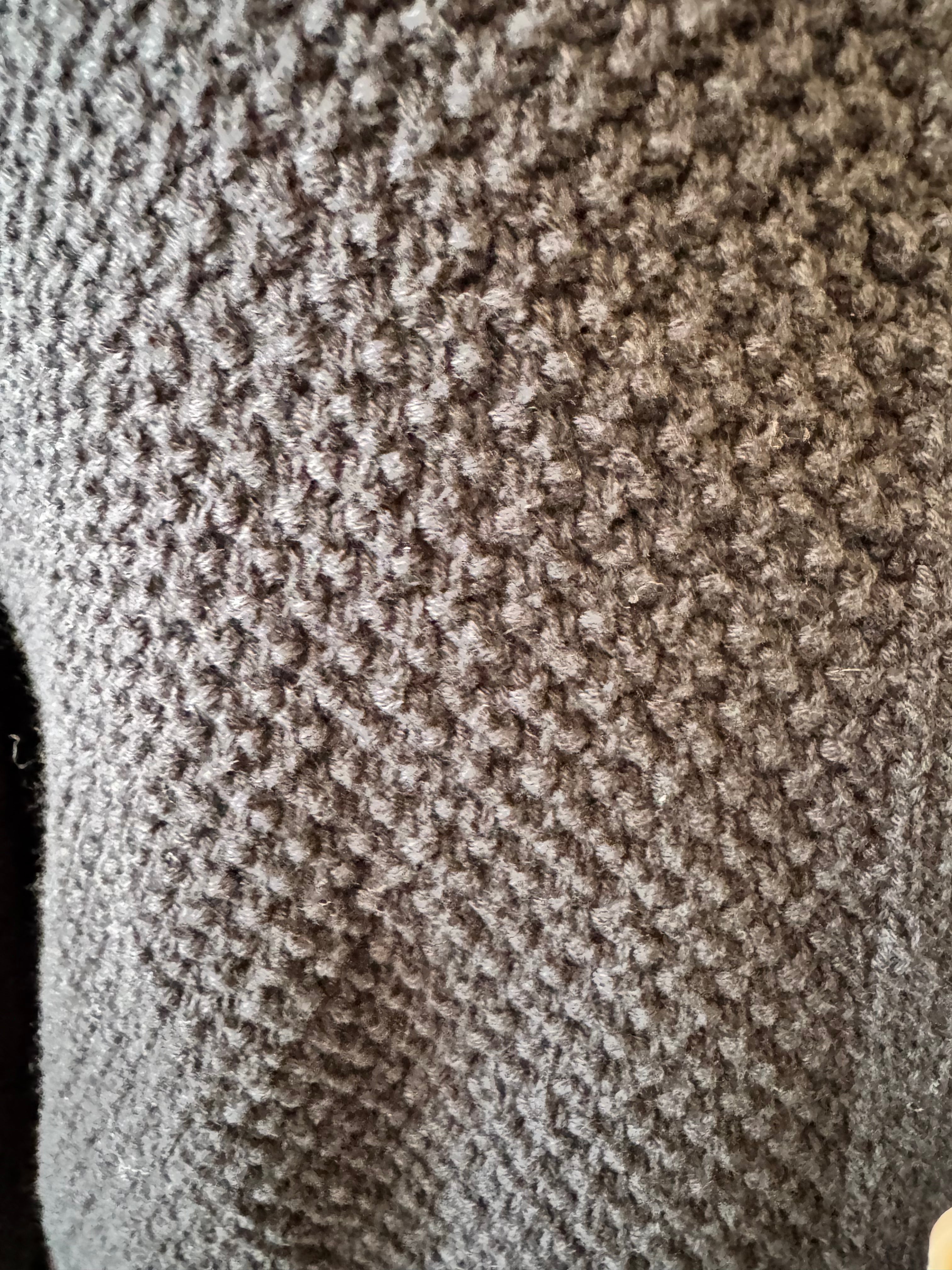 Vintage GAP Black 100% Cotton Textured Knit Cardigan Sweater