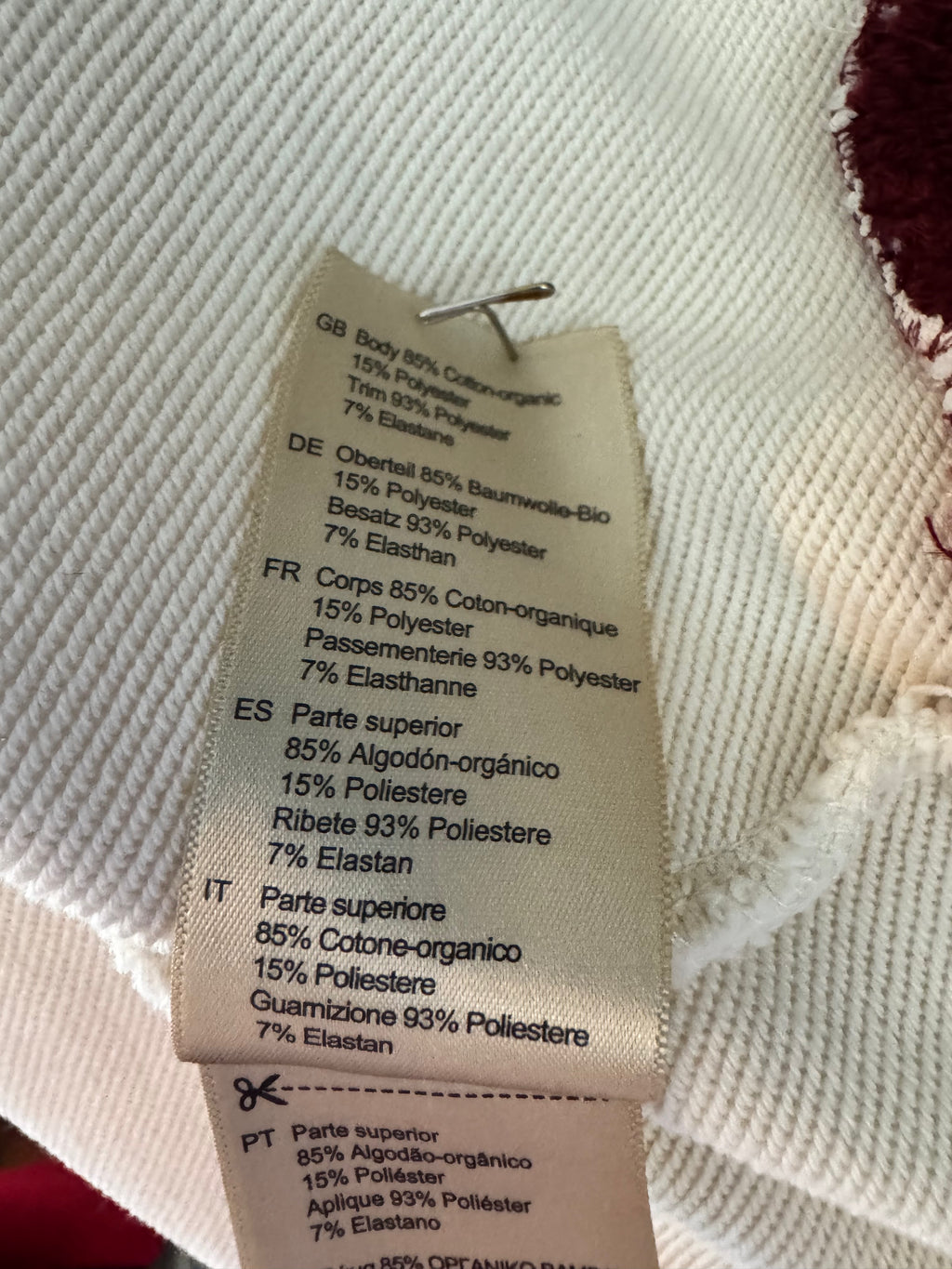 Scotch & Soda Planet Love Varsity Cardigan Organic Cotton Size S