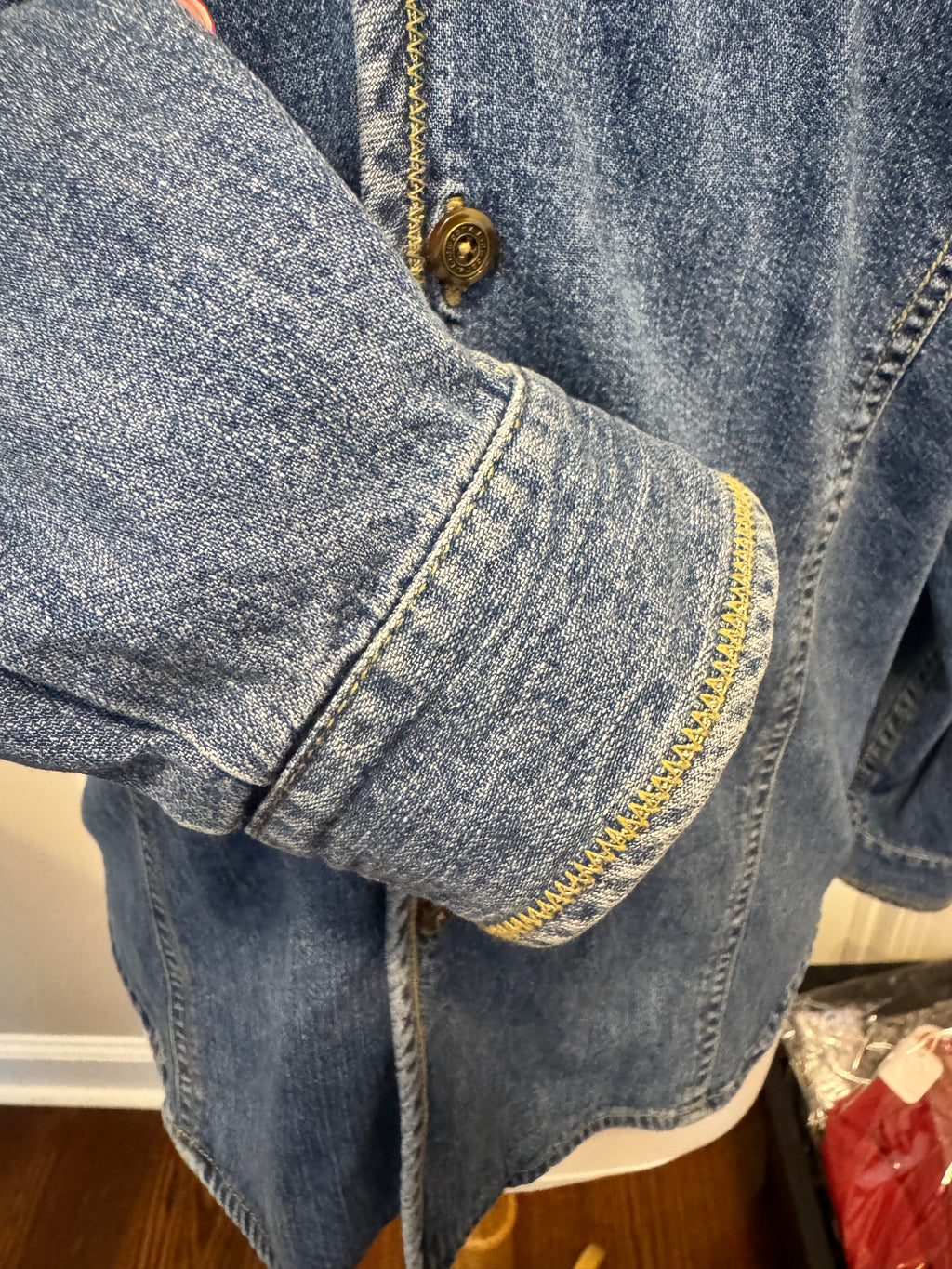 Vintage 90s LizWear Liz Claiborne Denim Shirt Women's Small