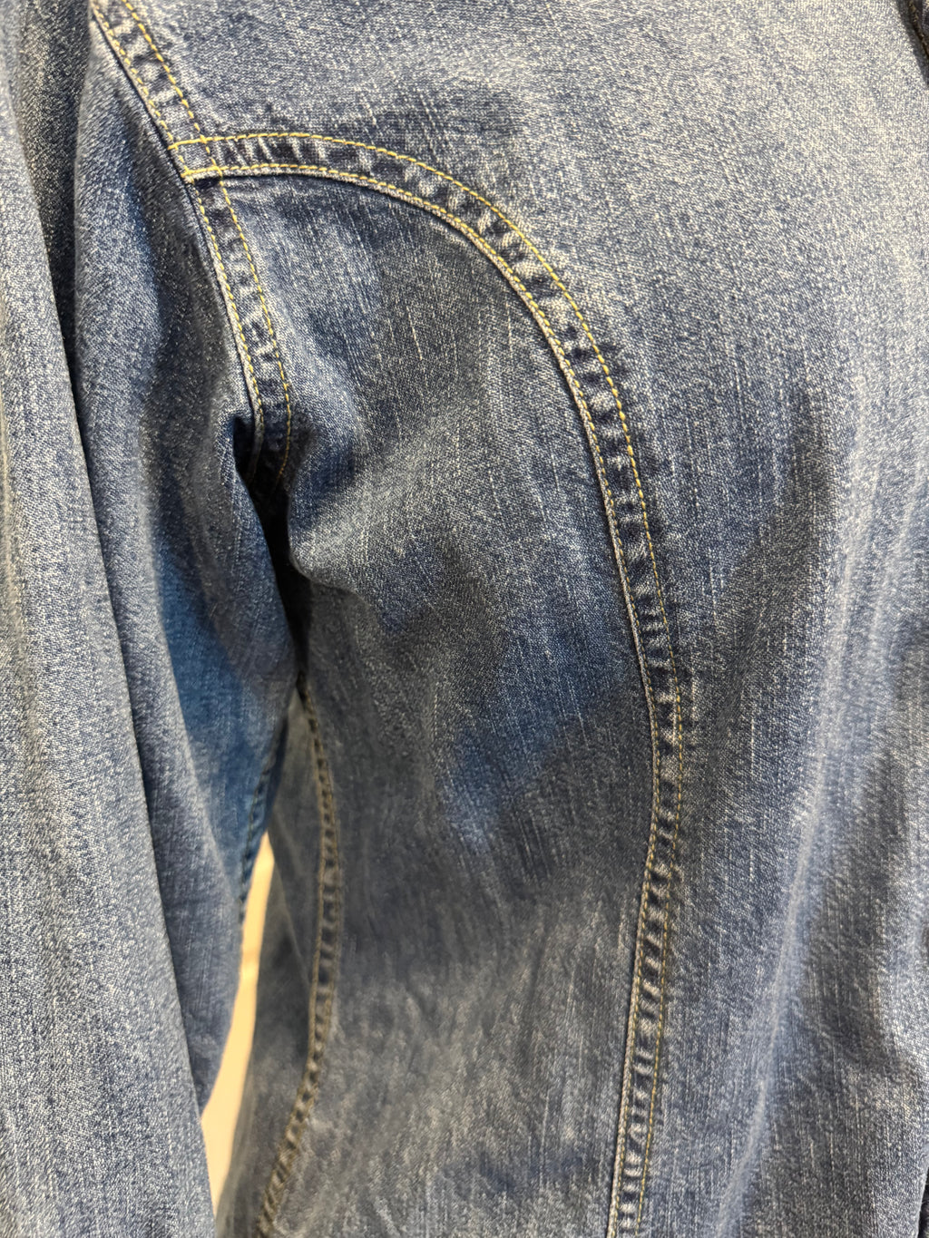 Vintage 90s LizWear Liz Claiborne Denim Shirt Women's Small