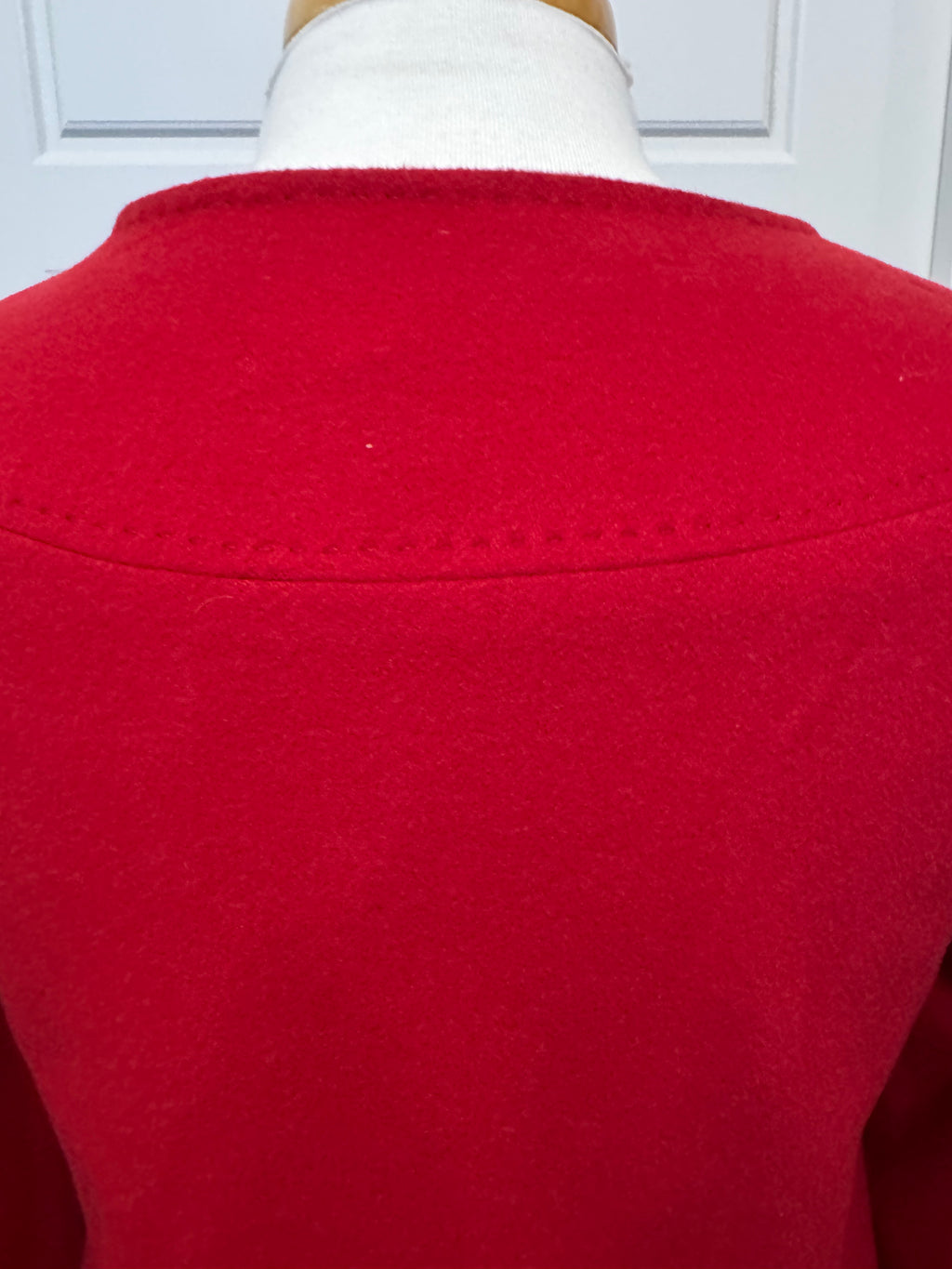 Vintage 1990s Louben Red Wool & Cashmere Jacket-NWT-Size 4