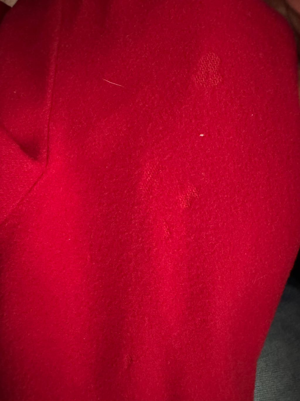Vintage 1990s Louben Red Wool & Cashmere Jacket-NWT-Size 4
