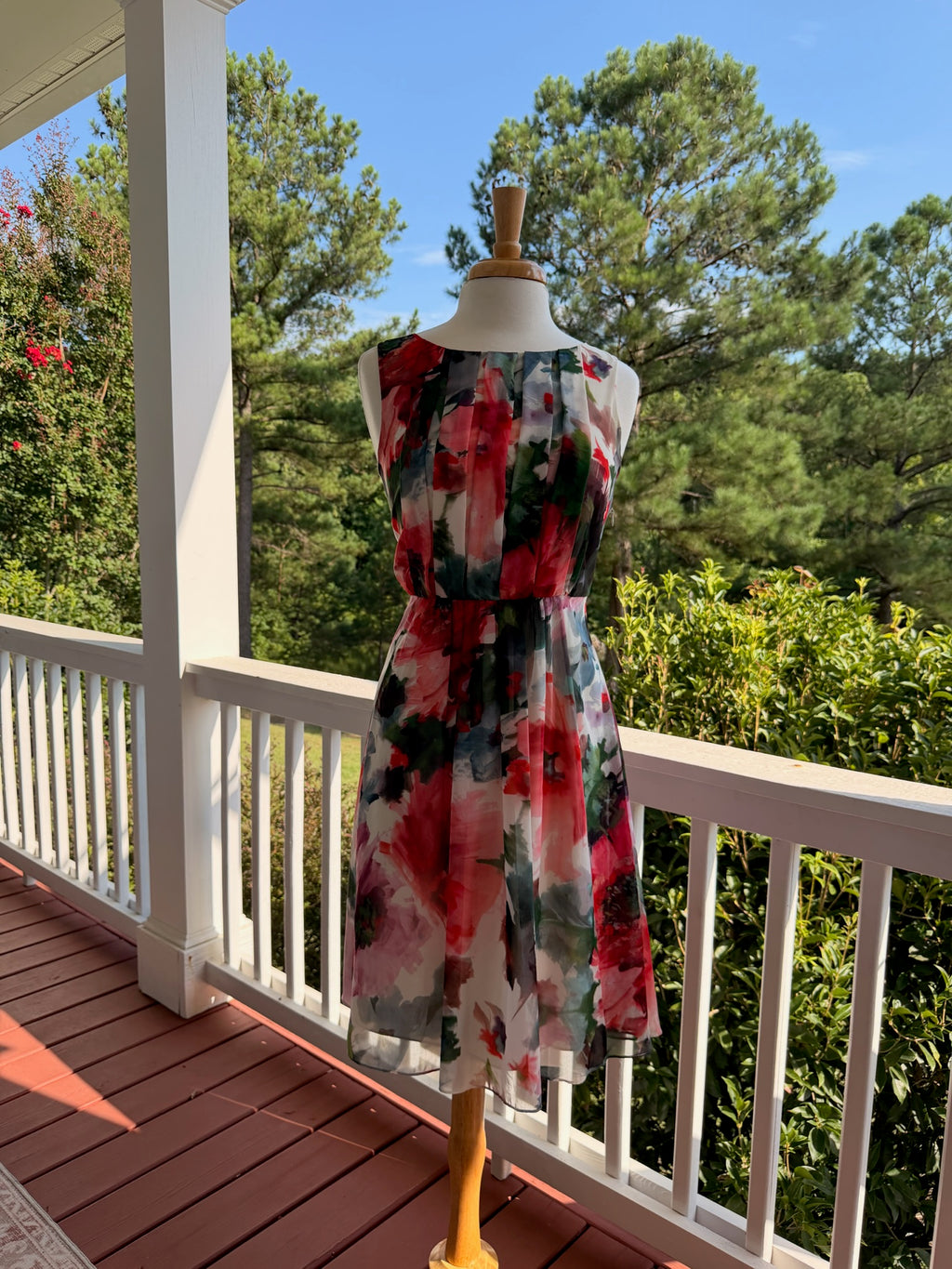 Sportscraft Watercolor Floral Midi Dress