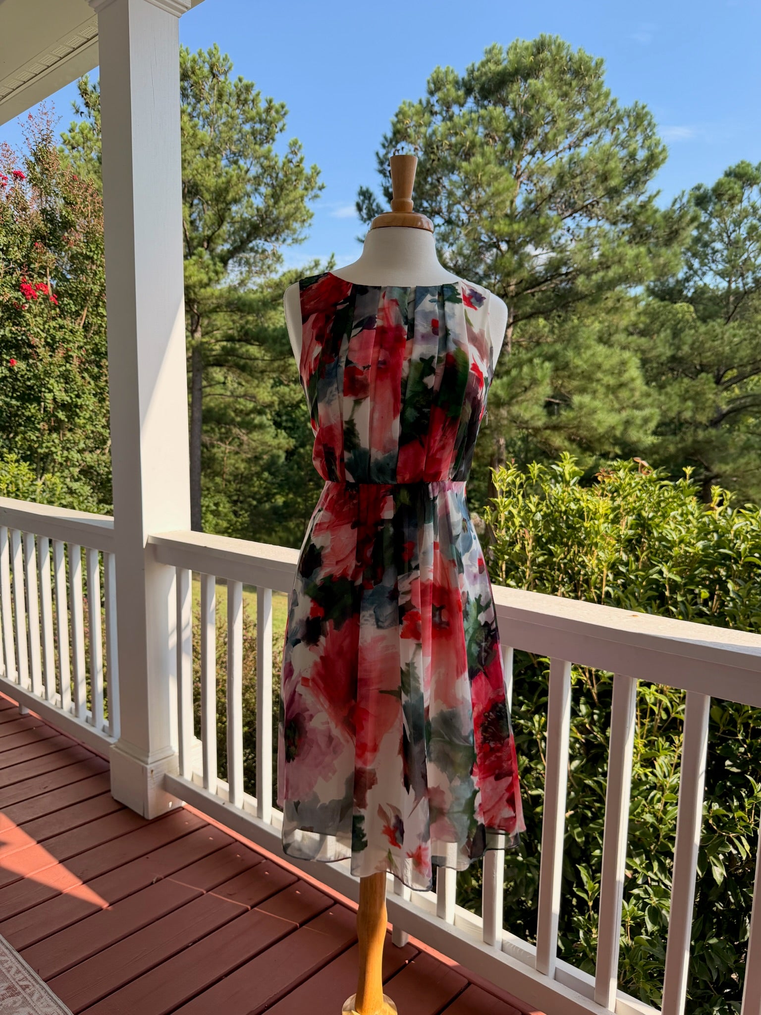 Sportscraft Watercolor Floral Midi Dress