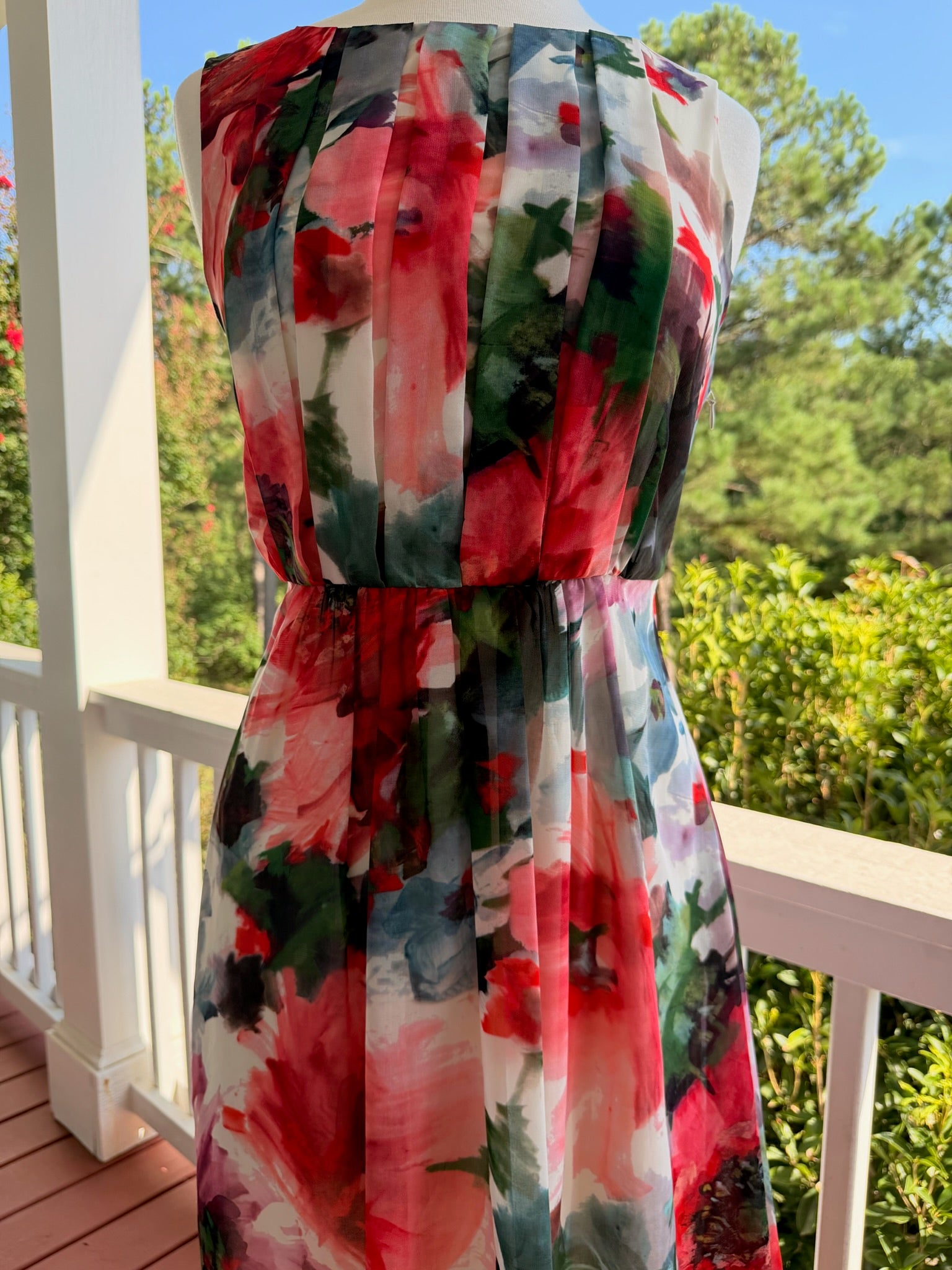 Sportscraft Watercolor Floral Midi Dress