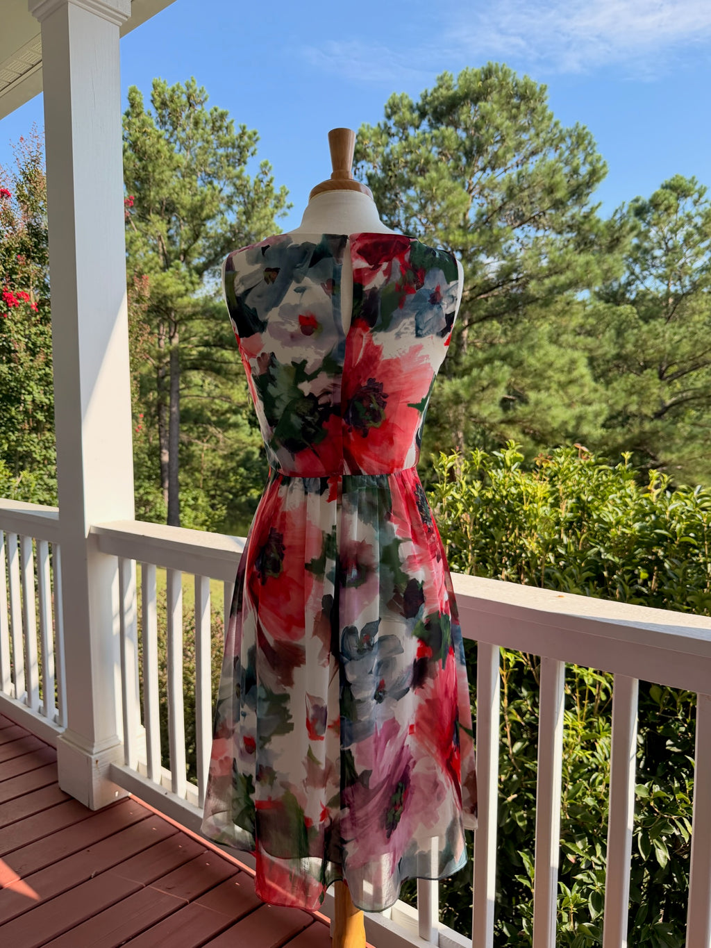 Sportscraft Watercolor Floral Midi Dress
