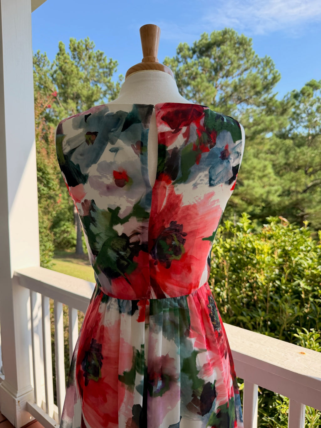 Sportscraft Watercolor Floral Midi Dress