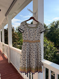Vintage Deer Print Dress