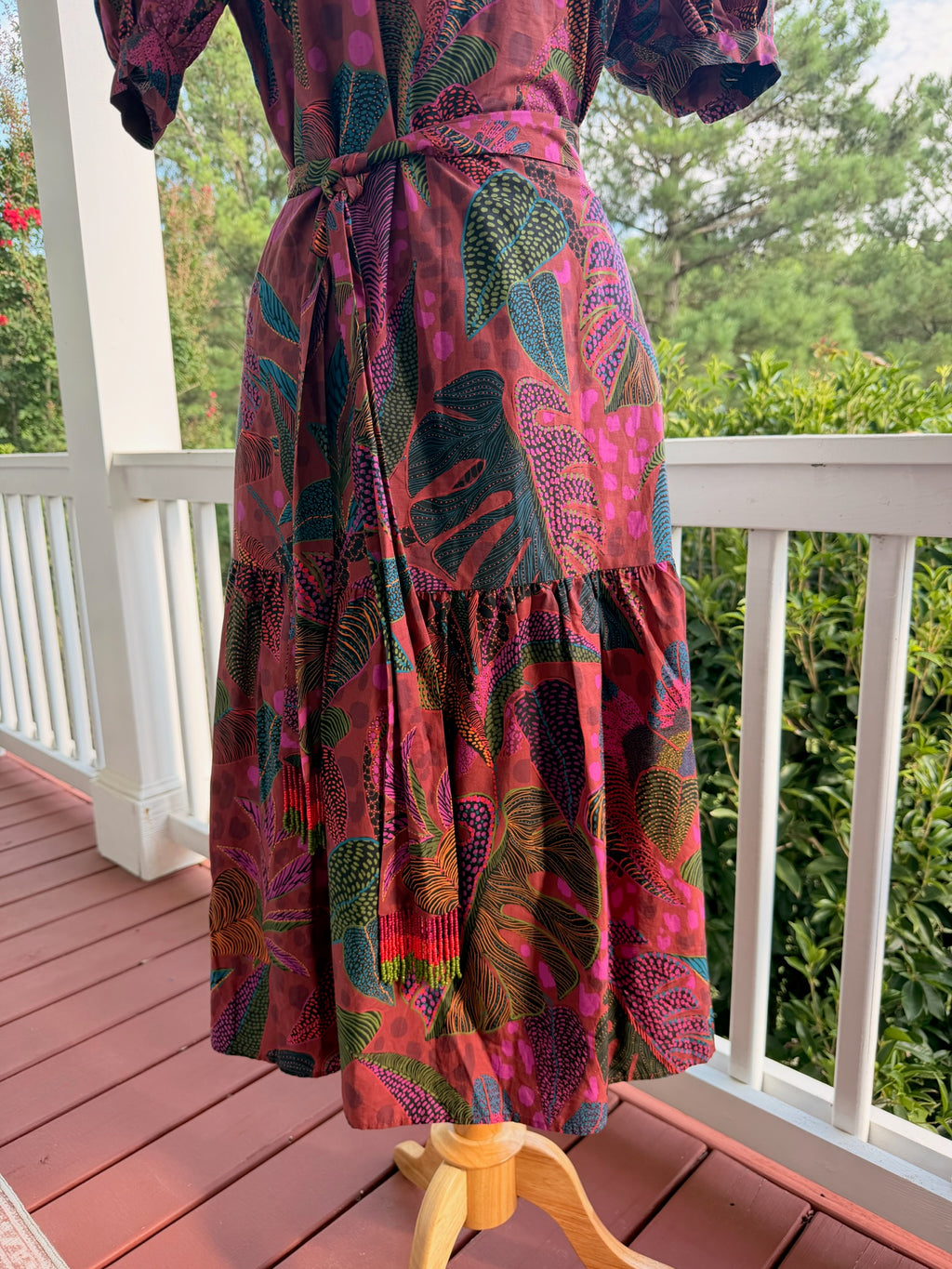 Farm Rio Botanical Print Dress