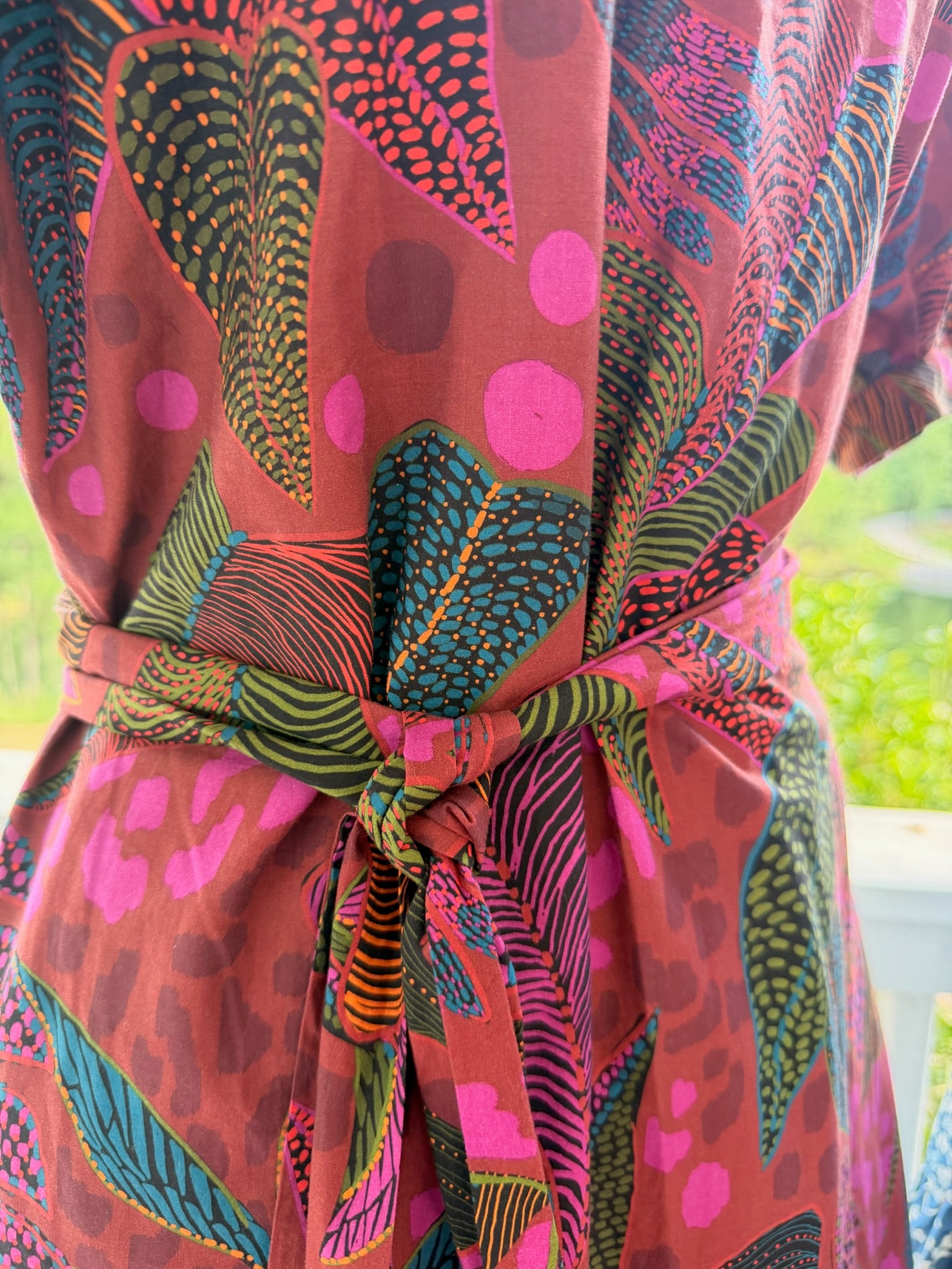 Farm Rio Botanical Print Dress