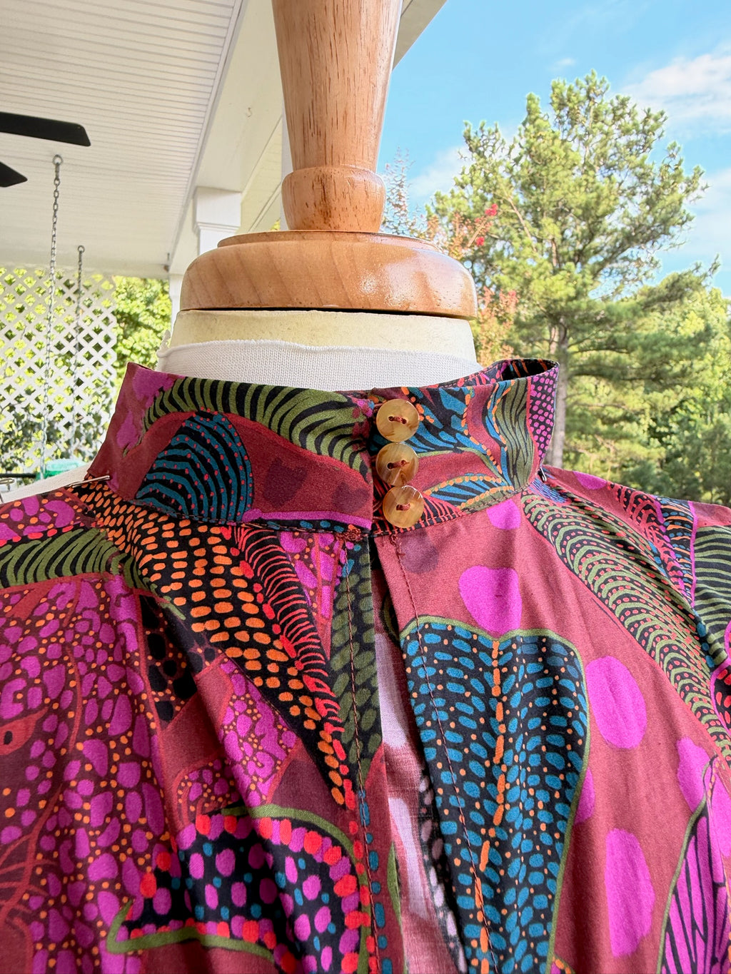 Farm Rio Botanical Print Dress