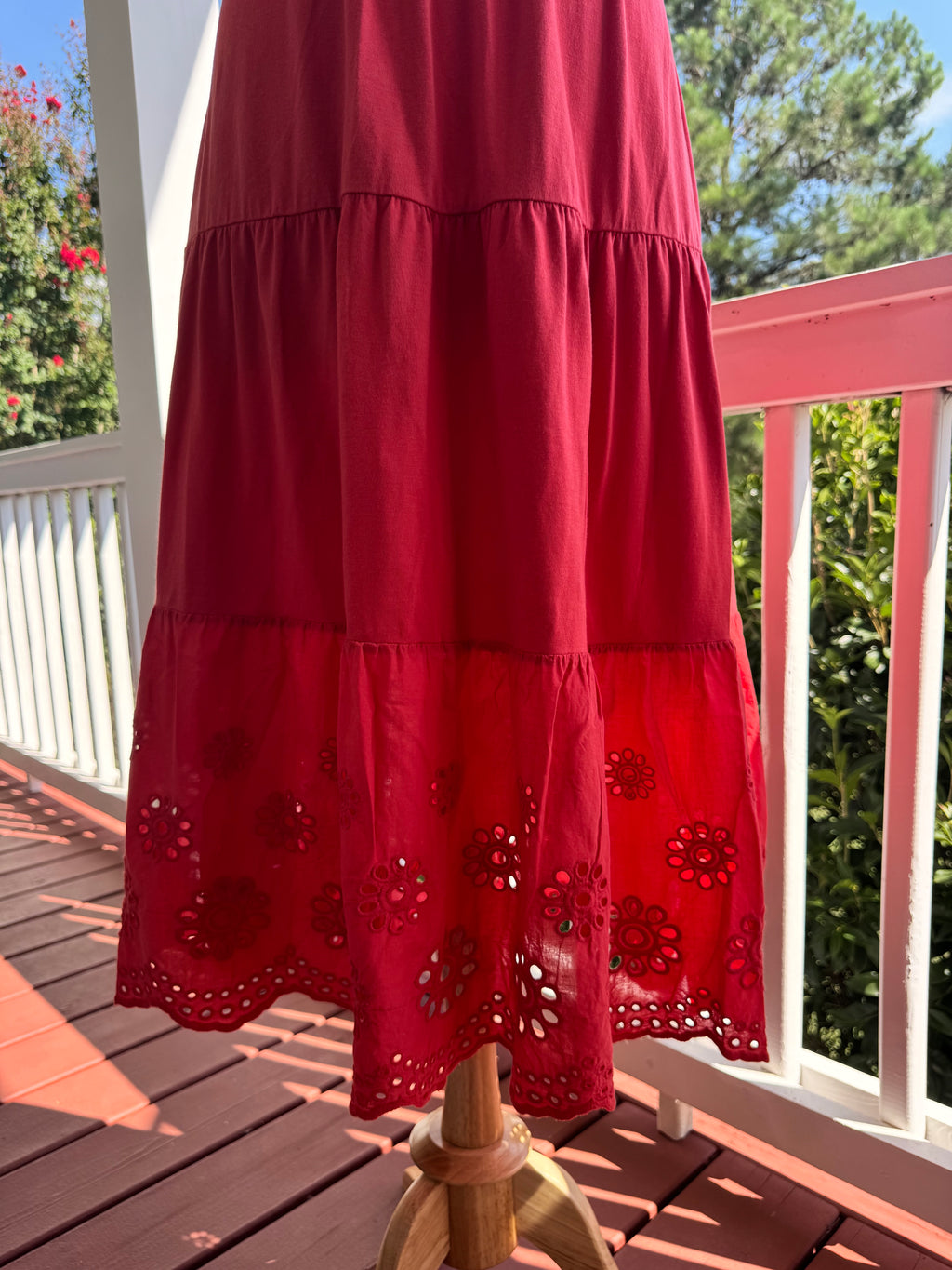 Talbots Eyelet Hme Maxi Dress