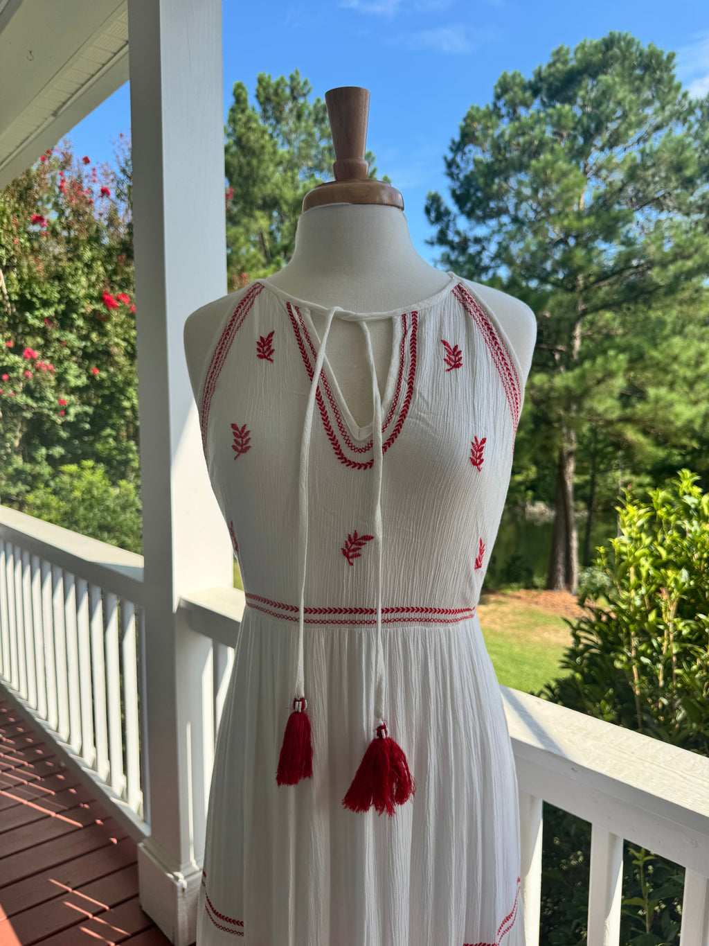 Band of Gypsies Embroidered Boho Maxi Dress