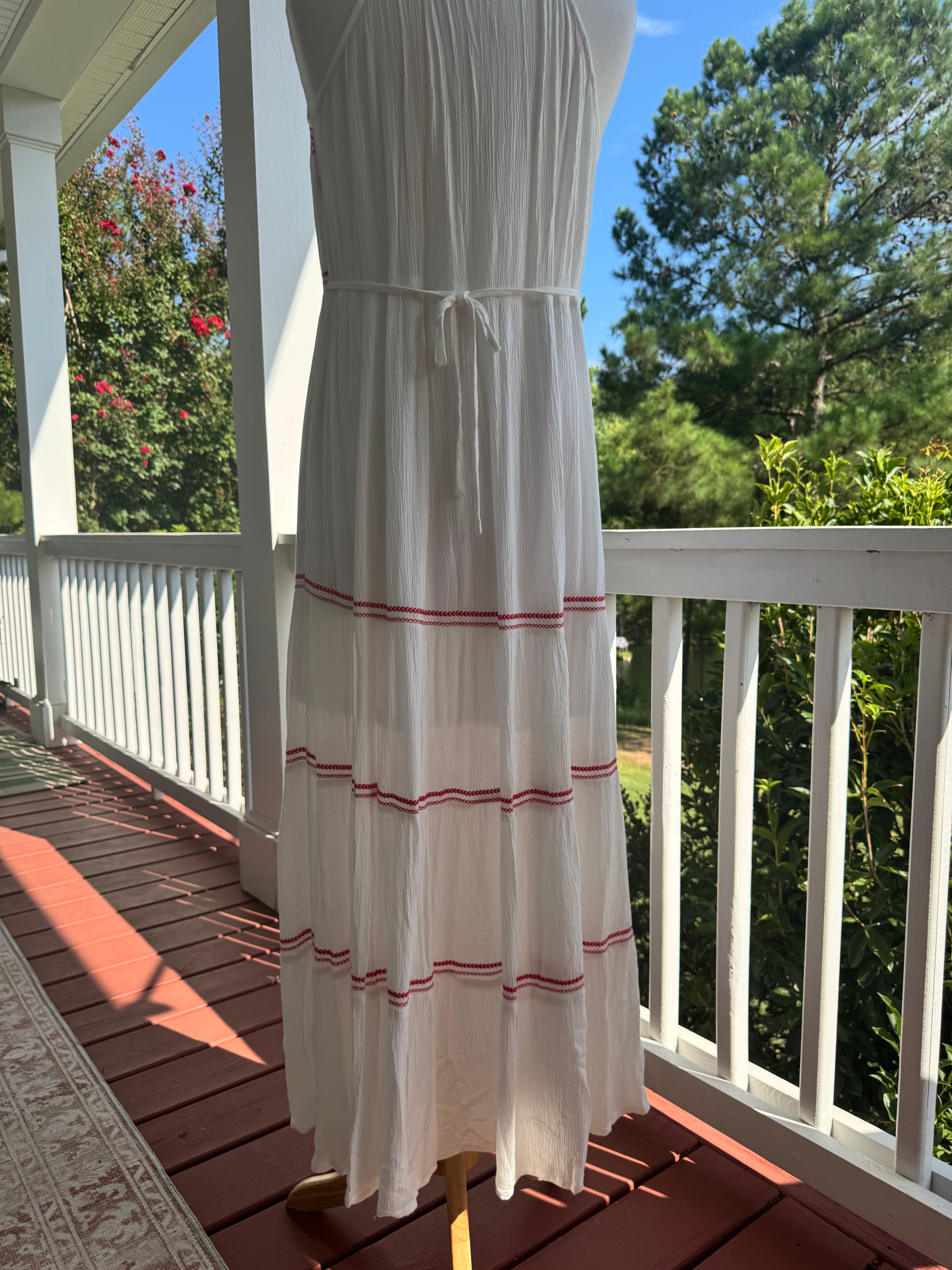 Band of Gypsies Embroidered Boho Maxi Dress